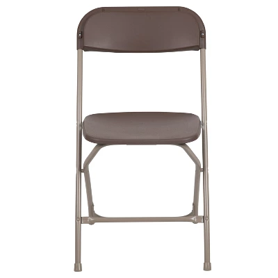 Emma And Oliver Set Of 2 Stackable Folding Plastic Chairs - 650 LB Weight Capacity 8 Emma And Oliver Set Of 2 Stackable Folding Plastic Chairs - 650 LB Weight Capacity - Image 6