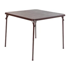 Emma And Oliver Foldable Card Table With Vinyl Table Top - Game Table - Portable Table -Baxton Home Shop GUEST 9f5e64b3 6dee 4524 98ac 7db31e8186bd 1