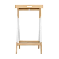 Remus Folding Tray Table Oak Brown/White - Universal Expert -Baxton Home Shop GUEST 9f66c404 6cb8 44a7 adc9 81cdb4e1b7ec