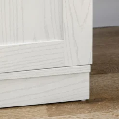 HOMCOM Kitchen Pantry Storage Cabinet, 14-Tier Freestanding Kitchen Cupboard With Adjustable Shelves For Living Room, Dining Room Storage, White -Baxton Home Shop GUEST a126012d 28c8 4080 8e32 8ab0a0aea2db