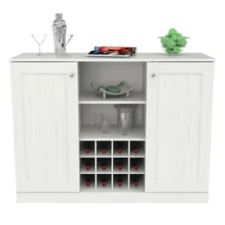 2 Doors Buffet Cabinet White - Inval -Baxton Home Shop GUEST a2466c17 c60a 4b73 aef2 35fa89cfb7b1