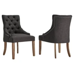 Lawler Button Tufted Dining Chair 2 In Set - Inspire Q® 15 Lawler Button Tufted Dining Chair 2 In Set - Inspire Q® -Baxton Home Shop GUEST a2a2dc28 b5b9 4522 bf65 4bb00e1d22cb