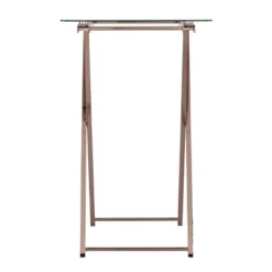 Milton Folding Tray Table Champagne - Aiden Lane -Baxton Home Shop GUEST a326cd9f 06d6 4f66 a4d0 f1982d7952c0