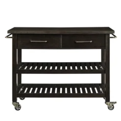 Havelock Rolling Kitchen Island Dark Tobacco - Holly & Martin -Baxton Home Shop GUEST a374b2ec f7b4 4188 819e de7dfbd50441