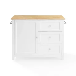 Soren Wood Top Kitchen Island/Cart Natural/White - Crosley 27 Soren Wood Top Kitchen Island/Cart Natural/White - Crosley -Baxton Home Shop GUEST a3decc5e 258a 4bc6 8005 6deb90af6e13