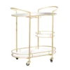 Contemporary Iron Bar Cart Gold - Olivia & May -Baxton Home Shop GUEST a4559a68 e70e 493c add8 cc97ef38f32a