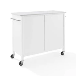 Soren Stone Top Kitchen Island/Cart White - Crosley -Baxton Home Shop GUEST a4f707ab 1a62 4aab 8639 c0b89efb1c8f