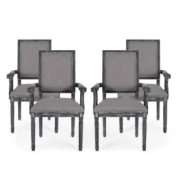 Set Of 4 Maria French Country Wood Upholstered Dining Chairs - Christopher Knight Home -Baxton Home Shop GUEST a4f74a13 8a7d 41ca a1a9 aa431ce0f7b3