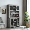 Tall Cabinet With Mesh Doors - Jill Zarin 1 Tall Cabinet With Mesh Doors - Jill Zarin -Baxton Home Shop GUEST a55d16d9 51ab 48e4 9418 dfb42f07aad5