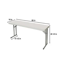 18"x60" Heavy Duty Seminar Folding Banquet Table Speckled Gray - Hampden Furnishings 13 18"x60" Heavy Duty Seminar Folding Banquet Table Speckled Gray - Hampden Furnishings -Baxton Home Shop GUEST a595fb0d 0c08 4016 ba15 536481f666dc