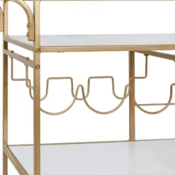 Honey-Can-Do 3 Tier Bar Cart Gold/White -Baxton Home Shop GUEST a687511b d2bd 4150 9cb4 0574b37d1d33