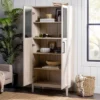 68" Boho Modern Tall Storage Wood Cabinet - Saracina Home -Baxton Home Shop GUEST a762cf5c 894e 4006 9d1b 6e44b476786b
