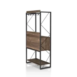 Orella Rustic Baker's Rack Reclaimed Oak - MiBasics -Baxton Home Shop GUEST aa12672f d348 4d57 988b dc93384473a9