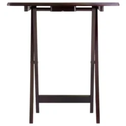 5pc Dylan Oversize Snack Table Set Espresso Brown - Winsome -Baxton Home Shop GUEST aa664cf5 7f3f 485d b2a6 665693db56b9