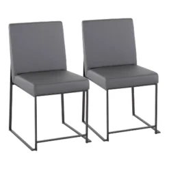 Set Of 2 High Back Fuji Dining Chairs -Baxton Home Shop GUEST aa97cae7 56cc 4d77 a489 cac00ec4f803