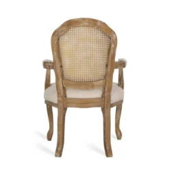 2pk Mina French Country Wood And Cane Upholstered Dining Chairs - Christopher Knight Home -Baxton Home Shop GUEST aaea00b4 6827 450c bbb9 b715bfa64d52