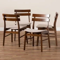 Set Of 4 Devlin Upholstered Wood Dining Chairs - Baxton Studio 11 Set Of 4 Devlin Upholstered Wood Dining Chairs - Baxton Studio -Baxton Home Shop GUEST ab2dbcb8 dd06 43d7 bfb2 2bc5b8f0adb2