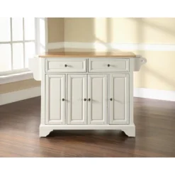 LaFaytte Top Kitchen Island Wood/White - Crosley -Baxton Home Shop GUEST ab9a5551 c857 4383 86b1 88f1bd1bf474