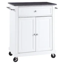 Solid Black Granite Top Portable Kitchen Cart/Island - Crosley 15 Solid Black Granite Top Portable Kitchen Cart/Island - Crosley -Baxton Home Shop GUEST abb7ed0a 47a7 4ff9 aabd 50f6f85a5c8b