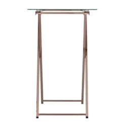 Milton Folding Tray Table Champagne - Aiden Lane -Baxton Home Shop GUEST ac3703a1 515f 44f8 84bb 603d97eba5a2