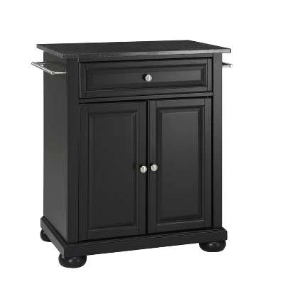 Alexandria Black Granite Top Portable Kitchen Island/Cart - Crosley 5 Alexandria Black Granite Top Portable Kitchen Island/Cart - Crosley - Image 3