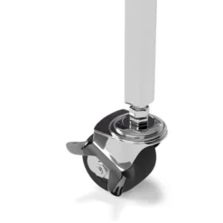 Snell Bar Cart Chrome - WyndenHall -Baxton Home Shop GUEST ac693202 364f 4d99 9c85 744de700f80b