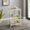 Tamarind Small Kitchen Cart White - Linon -Baxton Home Shop GUEST ac98bf00 727f 4259 8ddd cc1d3d9cbc92