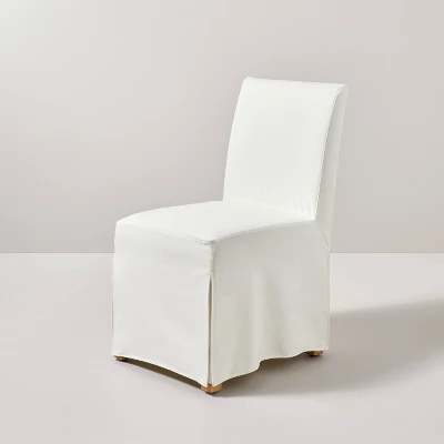 Canvas Slipcover Armless Dining Chair - Hearth & Hand™ With Magnolia 11 Canvas Slipcover Armless Dining Chair - Hearth & Hand™ With Magnolia - Image 9