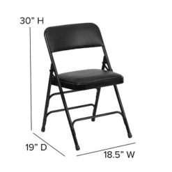 Flash Furniture 4 Pack HERCULES Series Curved Triple Braced & Double Hinged Upholstered Metal Folding Chair -Baxton Home Shop GUEST ae7af3ff 9117 404d aeb5 86cf19d3c936