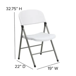 Emma And Oliver 2 Pack Commercial White Plastic Event Party Rental Folding Chair -Baxton Home Shop GUEST aff5e1bf a551 49c6 9294 1947ffa3963f 1