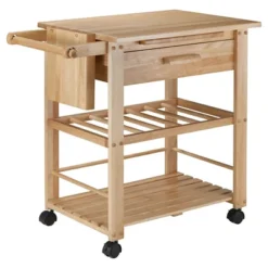 Finland Kitchen Cart Wood/Natural - Winsome 9 Finland Kitchen Cart Wood/Natural - Winsome -Baxton Home Shop GUEST b053f04c 71e4 426e a910 c3d71c955472