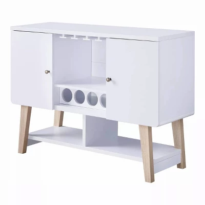 Sfax 4 Bottle Buffet Server White - MiBasics 5 Sfax 4 Bottle Buffet Server White - MiBasics - Image 3