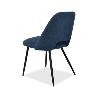 Set Of 4 Edwin Upholstered Side Chair Walnut Legs -The Pop Maison 10 Set Of 4 Edwin Upholstered Side Chair Walnut Legs -The Pop Maison - Image 8