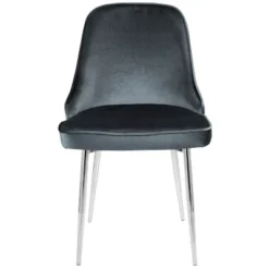 Set Of 2 Marcel Dining Chairs Chrome - LumiSource -Baxton Home Shop GUEST b2b6fdb3 2fd5 4a77 b1d4 65a9185b997a