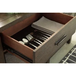 Dellbeck Dining Server Brown/Beige - Signature Design By Ashley -Baxton Home Shop GUEST b2c9f2bb 2737 4197 b5f2 b9c787e5aa72