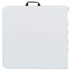 Emma And Oliver 4-Foot Height Adjustable Bi-Fold Granite White Plastic Folding Tables -Baxton Home Shop GUEST b3ea0999 ed4d 45f8 8f6e 0689c5e65034 1