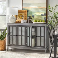 Hampshire Buffet Charcoal Gray - Buylateral -Baxton Home Shop GUEST b43a1c3c c062 4173 b025 57a5b3de05f2