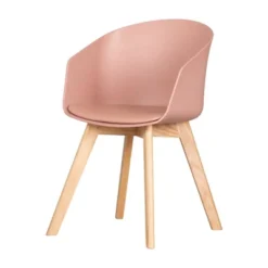 Flam Chair With Wooden Legs - South Shore -Baxton Home Shop GUEST b4de5772 d305 4fec 8809 698028f5b6d1
