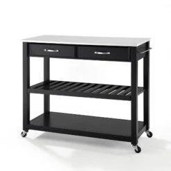 Granite Top Kitchen Prep Cart - Crosley -Baxton Home Shop GUEST b6c3fe73 34be 4e9d be95 ea06b6a07a0a