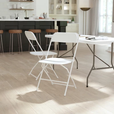 Flash Furniture Hercules™ Big And Tall Commercial Folding Chair - Extra Wide 650LB. Capacity - Durable Plastic - 4-Pack 15 Flash Furniture Hercules™ Big And Tall Commercial Folding Chair - Extra Wide 650LB. Capacity - Durable Plastic - 4-Pack - Image 13