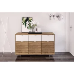 Montana Sideboard Walnut And White - Polifurniture -Baxton Home Shop GUEST b7c5709b ce41 4e1b 9f64 53c7c0ed56b8