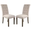 Set Of 2 Aristocratic Solid Wood Tufted Dining Chair-ModernLuxe 1 Set Of 2 Aristocratic Solid Wood Tufted Dining Chair-ModernLuxe -Baxton Home Shop GUEST b8f11ad0 2ce9 424c b1df 3170888f9b18