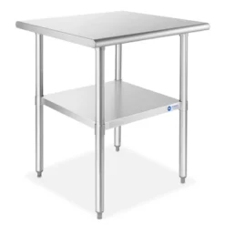 GRIDMANN Stainless Steel Tables With Undershelf, NSF Commercial Kitchen Work & Prep Tables For Restaurant And Home -Baxton Home Shop GUEST b98dc4ca e84e 4600 bc78 317ede7547ed
