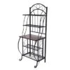 Valencia Baker Rack Storage Unit Metal/Black - Boraam Industries -Baxton Home Shop GUEST ba9f7b08 b877 4ced 8d28 5d3262b15fd1