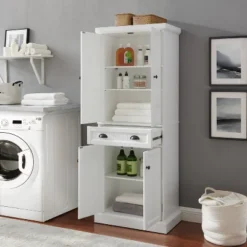 Shoreline Pantry White - Crosley -Baxton Home Shop GUEST bae73285 3221 4d78 bbdb 81b87afa4045
