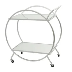 Contemporary Glam Metal Bar Cart - Olivia & May -Baxton Home Shop GUEST baedd920 4ebd 42d0 8552 f19a34fb743d