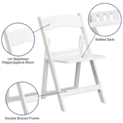 Emma And Oliver 4 Pack 1000 Lb. Capacity White Resin Folding Chair With Slatted Seat -Baxton Home Shop GUEST bb457b5d fb10 46ed bfa6 010957fe2db2