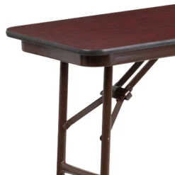 Flash Furniture 5-Foot Mahogany Melamine Laminate Folding Training Table 14 Flash Furniture 5-Foot Mahogany Melamine Laminate Folding Training Table -Baxton Home Shop GUEST bb6aeafd ab9f 44b9 b8dc edff851e7832