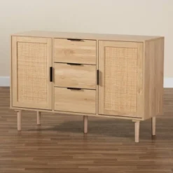 Harrison Wood And Rattan 3 Drawer Sideboard Dining Cabinet Natural Brown/Black - Baxton Studio 17 Harrison Wood And Rattan 3 Drawer Sideboard Dining Cabinet Natural Brown/Black - Baxton Studio -Baxton Home Shop GUEST bc5a57c7 0587 4f66 b1e3 33e321af4811