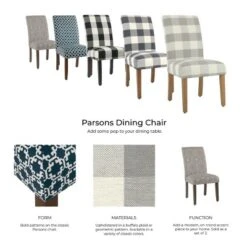 Set Of 2 Parsons Dining Chair - HomePop -Baxton Home Shop GUEST bcb56255 ae8e 447d a26e 73f29a04b043